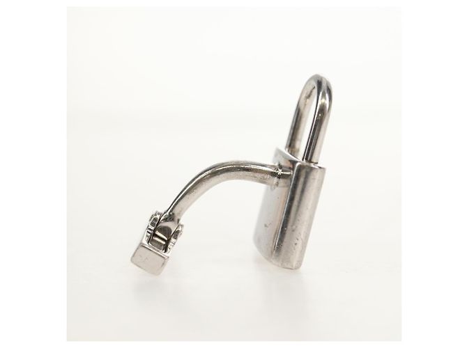 LOUIS VUITTON Manschettenknopf Cadena Eclet Schloss Ag925 Silber Auth 143056M - Ansicht 6