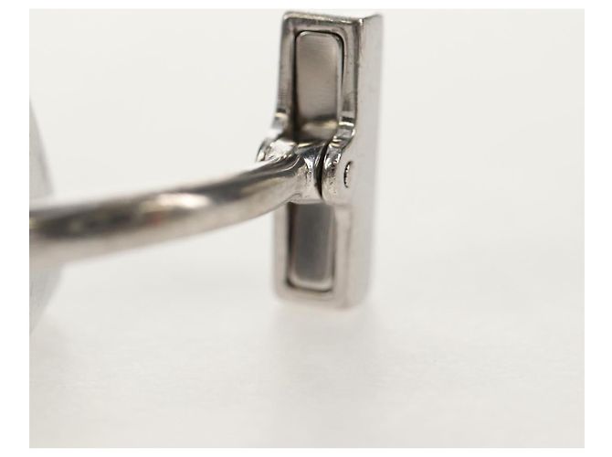 LOUIS VUITTON Manschettenknopf Cadena Eclet Schloss Ag925 Silber Auth 143056M - Ansicht 8