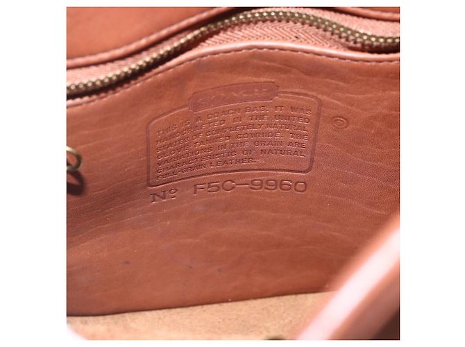 Coach Zaino in pelle marrone oro Auth am9891 D'oro - vista 12