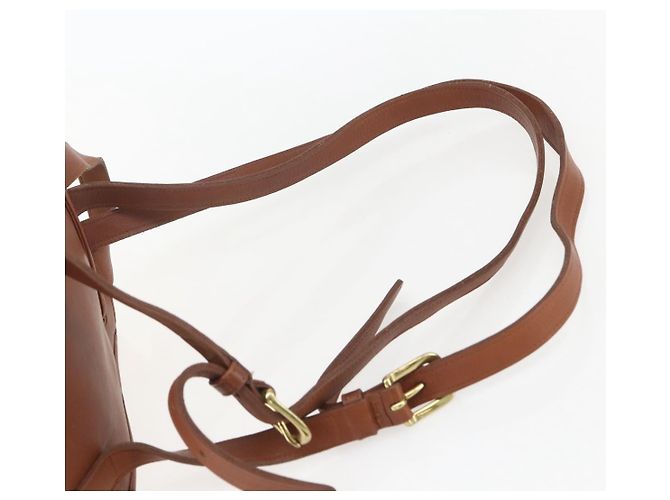 Coach Zaino in pelle marrone oro Auth am9891 D'oro - vista 9
