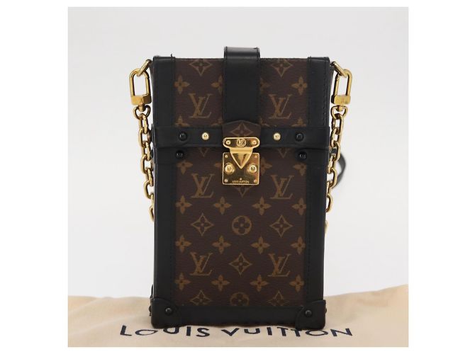 LOUIS VUITTON Pochette Trunk Vertical Monogram M63913 LV Auth 146560SAM Monogramma - vista 12