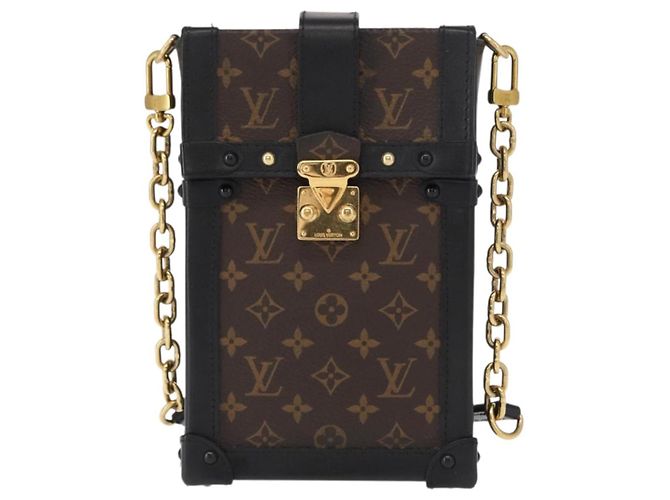 LOUIS VUITTON Pochette Trunk Vertical Monogram M63913 LV Auth 146560SAM Monogramma - vista 13