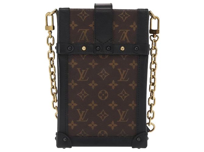 LOUIS VUITTON Pochette Trunk Vertical Monogram M63913 LV Auth 146560SAM Monogramma - vista 2