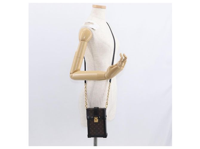 LOUIS VUITTON Pochette Trunk Vertical Monogram M63913 LV Auth 146560SAM Monogramma - vista 26