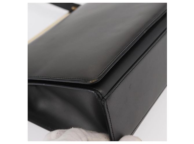 Gucci Borsa a Spalla in Pelle Nera e Oro Auth BA8638 Nero D'oro - vista 10