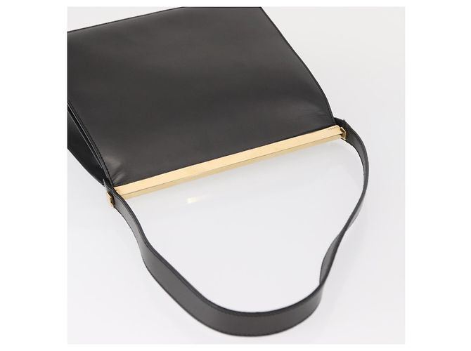 Gucci Borsa a Spalla in Pelle Nera e Oro Auth BA8638 Nero D'oro - vista 6