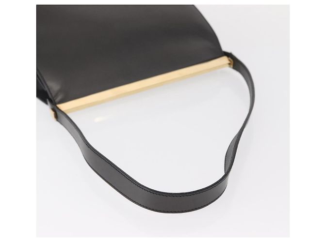 Gucci Borsa a Spalla in Pelle Nera e Oro Auth BA8638 Nero D'oro - vista 7