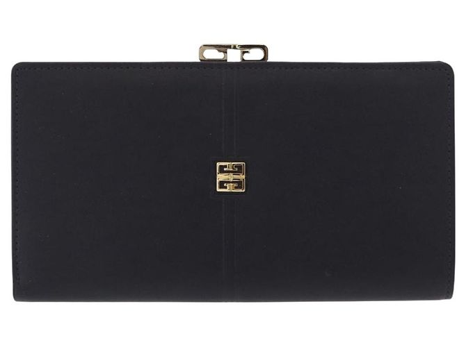GIVENCHY Long Wallet Leather Black Auth 153774V - view 2