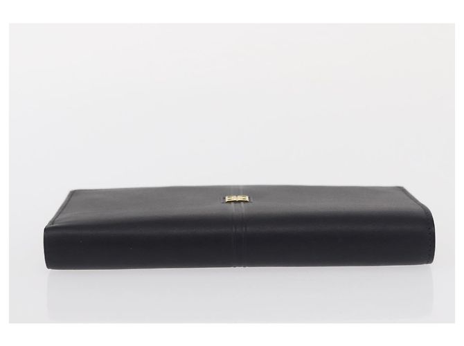 GIVENCHY Long Wallet Leather Black Auth 153774V - view 7