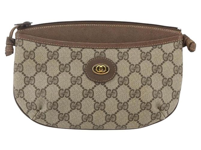 Gucci Borsa a Spalla GG Supreme PVC Beige 904 02 020 Auth 156924 - vista 2
