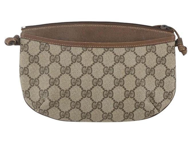 Gucci Borsa a Spalla GG Supreme PVC Beige 904 02 020 Auth 156924 - vista 3