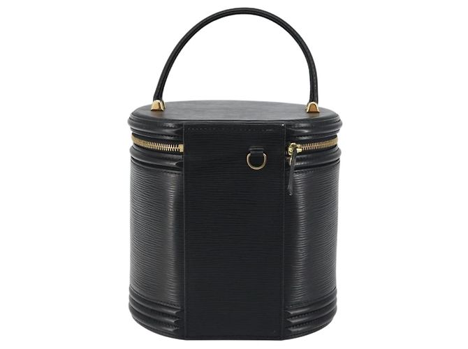 LOUIS VUITTON Borsa a Mano Epi Cannes Nera M48032 LV Auth ka750 Nero - vista 2
