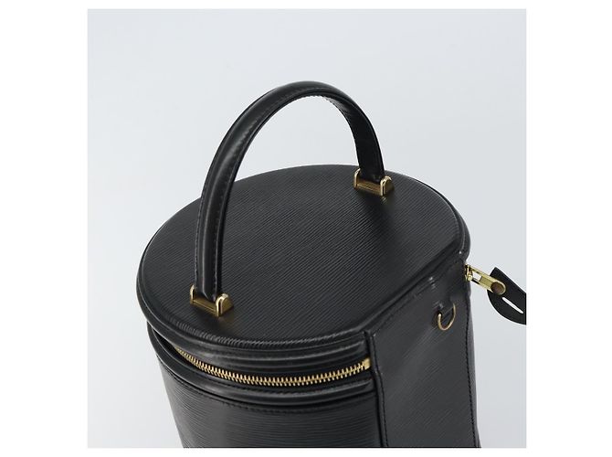LOUIS VUITTON Borsa a Mano Epi Cannes Nera M48032 LV Auth ka750 Nero - vista 6