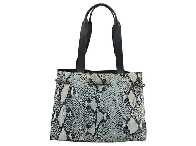 Borsa Tote GUCCI in tela e pelle nera Auth 156891 Nero - vista 3