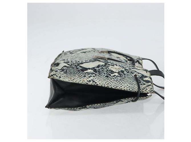 Borsa Tote GUCCI in tela e pelle nera Auth 156891 Nero - vista 4