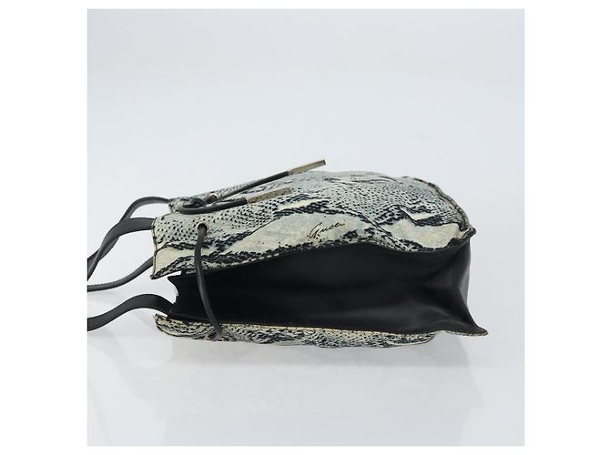 Borsa Tote GUCCI in tela e pelle nera Auth 156891 Nero - vista 5