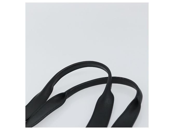 Borsa Tote GUCCI in tela e pelle nera Auth 156891 Nero - vista 8
