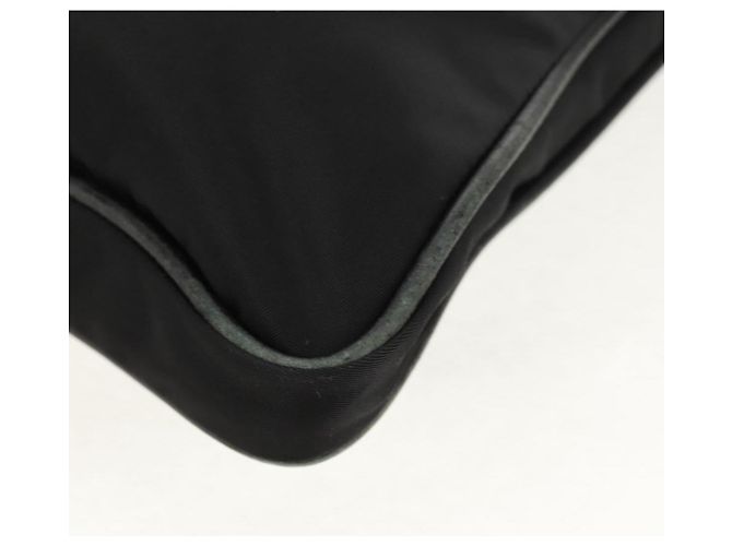 Borsa a Spalla PRADA Nylon Nero Argento Autentica 153653V - vista 19