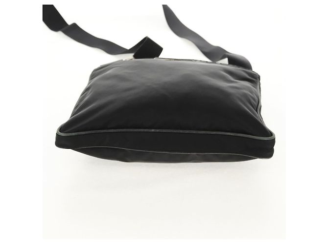 Borsa a Spalla PRADA Nylon Nero Argento Autentica 153653V - vista 5