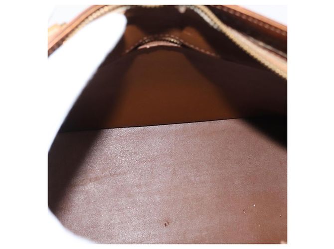 LOUIS VUITTON Borsa a Mano Houston Monogram Vernis Bronzo M91122 LV Auth BA8602 - vista 10