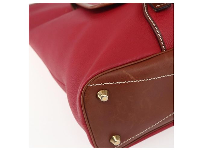 Chloé Borsa Tote in Pelle Rossa e Oro Autentica 156874 Rosso D'oro - vista 11