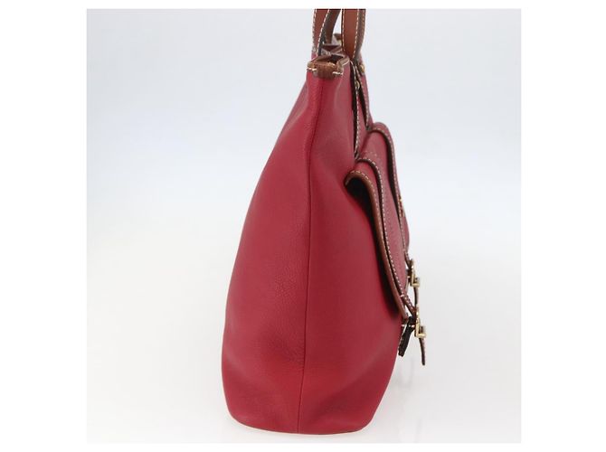 Chloé Borsa Tote in Pelle Rossa e Oro Autentica 156874 Rosso D'oro - vista 4