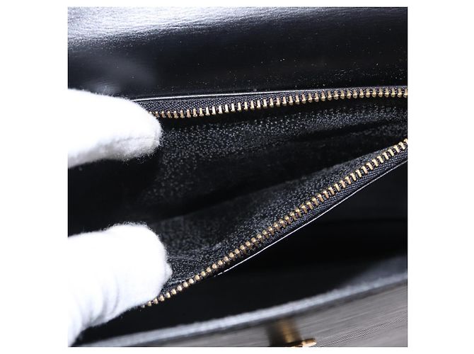 LOUIS VUITTON Bolso de Mano Epi Malesherbes Negro M52372 LV Auth 155684 - vista 10