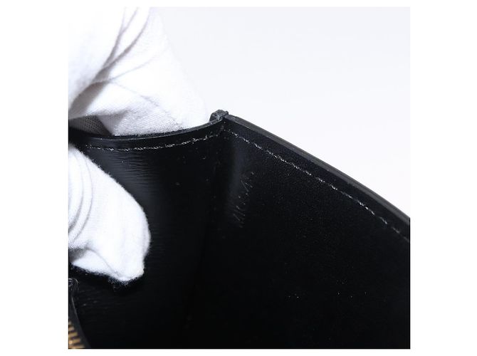 LOUIS VUITTON Bolso de Mano Epi Malesherbes Negro M52372 LV Auth 155684 - vista 11