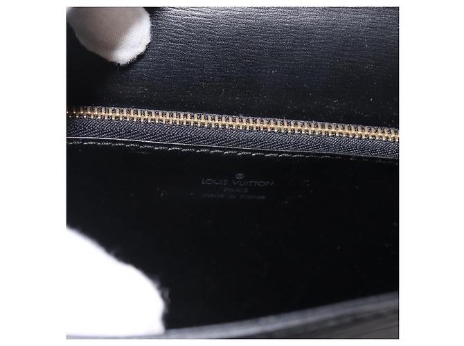 LOUIS VUITTON Bolso de Mano Epi Malesherbes Negro M52372 LV Auth 155684 - vista 20