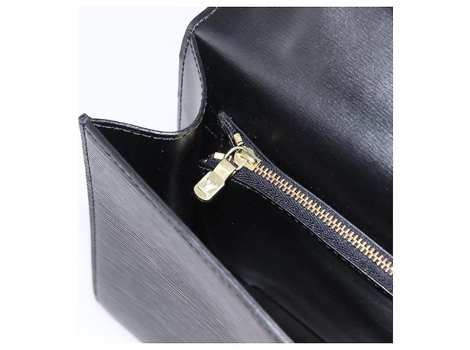 LOUIS VUITTON Bolso de Mano Epi Malesherbes Negro M52372 LV Auth 155684 - vista 23