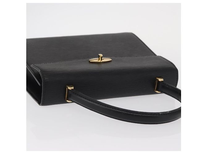 LOUIS VUITTON Bolso de Mano Epi Malesherbes Negro M52372 LV Auth 155684 - vista 6