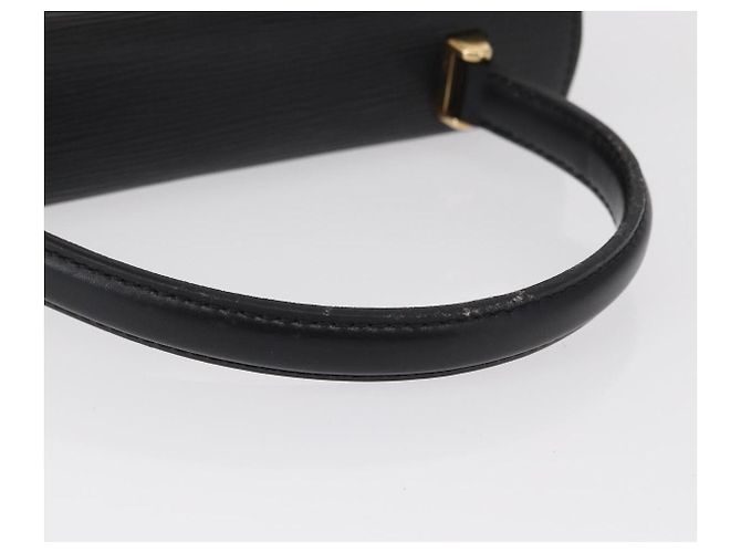 LOUIS VUITTON Bolso de Mano Epi Malesherbes Negro M52372 LV Auth 155684 - vista 7