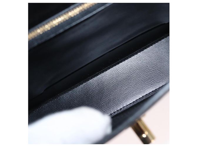 LOUIS VUITTON Bolso de Mano Epi Malesherbes Negro M52372 LV Auth 155684 - vista 9