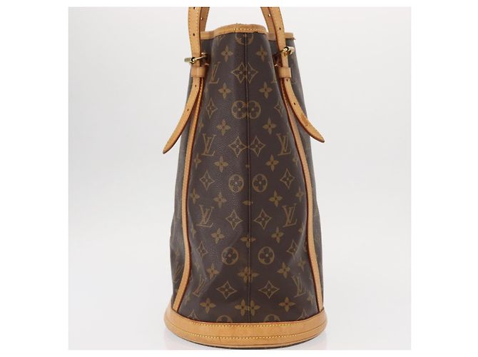 LOUIS VUITTON Borsa a Spalla Monogram Bucket GM M42236 LV Auth ka785 Monogramma - vista 5