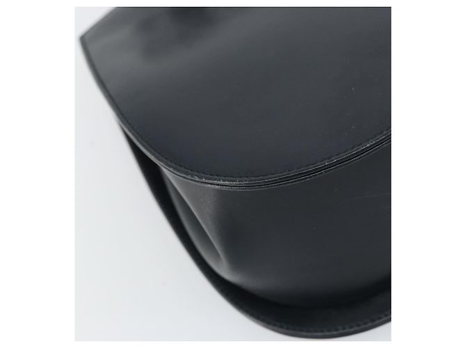Borsa a Spalla Gancini in Pelle Salvatore Ferragamo Blu Navy Oro Auth 157634 D'oro - vista 11