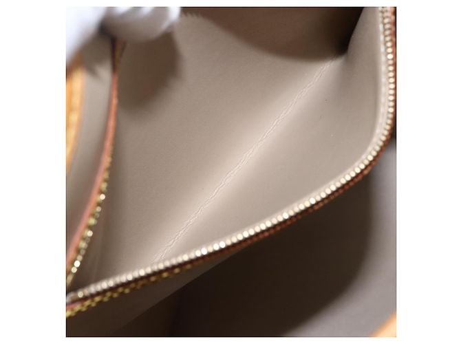 LOUIS VUITTON Borsa a Spalla Bucket GM Monogram Vernis Beige LV Auth fm4967 - vista 11