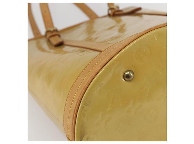 LOUIS VUITTON Borsa a Spalla Bucket GM Monogram Vernis Beige LV Auth fm4967 - vista 16