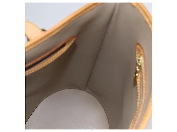 LOUIS VUITTON Borsa a Spalla Bucket GM Monogram Vernis Beige LV Auth fm4967 - vista 19