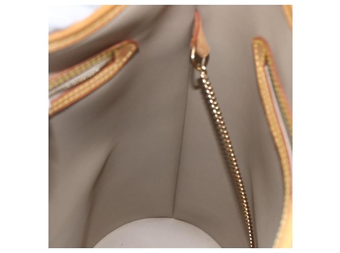 LOUIS VUITTON Borsa a Spalla Bucket GM Monogram Vernis Beige LV Auth fm4967 - vista 20