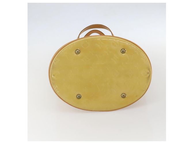 LOUIS VUITTON Borsa a Spalla Bucket GM Monogram Vernis Beige LV Auth fm4967 - vista 5