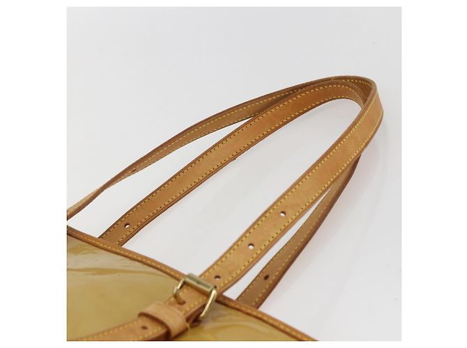 LOUIS VUITTON Borsa a Spalla Bucket GM Monogram Vernis Beige LV Auth fm4967 - vista 8