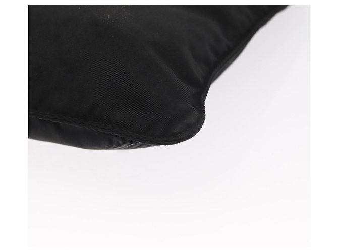 Borsa a Spalla PRADA Nylon Nero Argento Autentica ka765 - vista 10