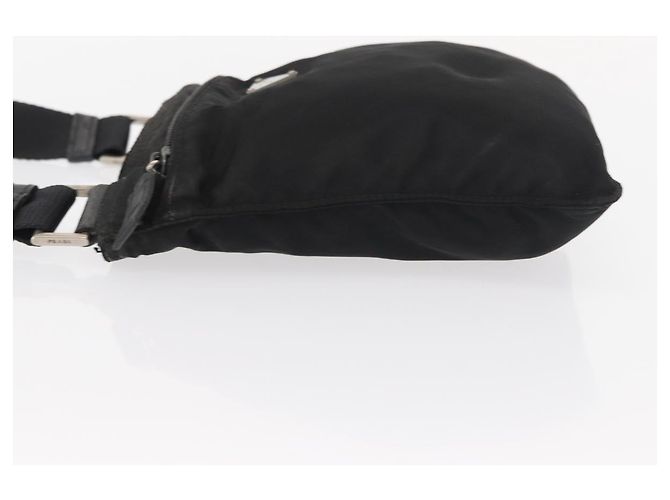 Borsa a Spalla PRADA Nylon Nero Argento Autentica ka765 - vista 4