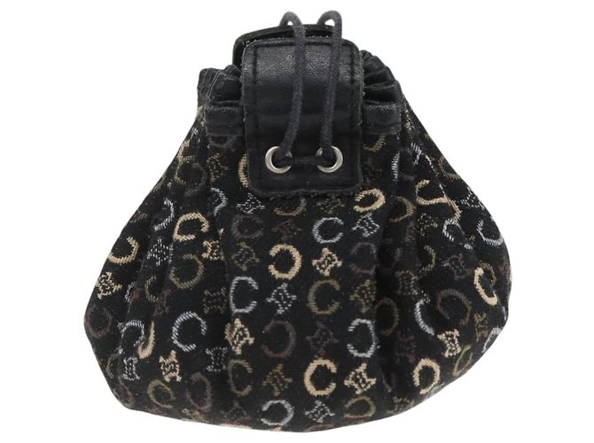 Céline CELINE C Macadam Canvas Tasche, marine, authentisch 148573V Marineblau - Ansicht 2