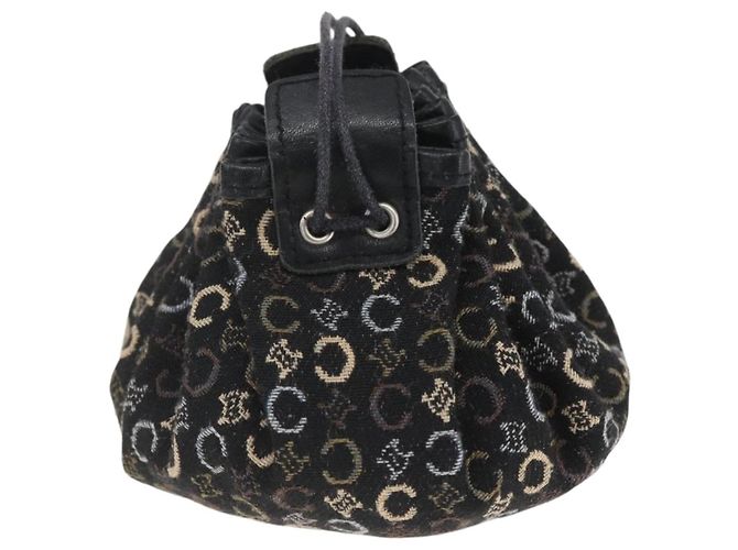 Céline CELINE C Macadam Canvas Tasche, marine, authentisch 148573V Marineblau - Ansicht 3