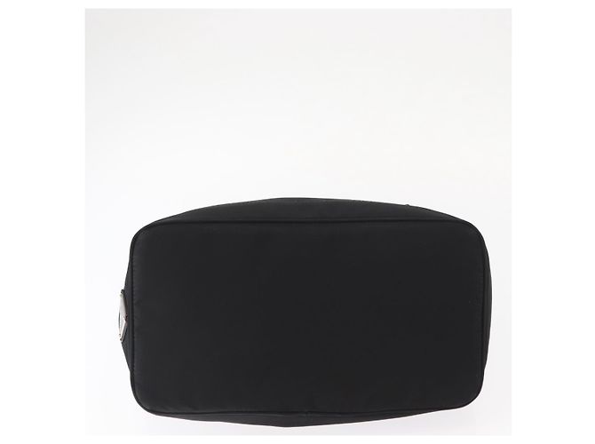 PRADA Borsa a mano in nylon 2 vie nera argento Auth BA8835 Nero - vista 11