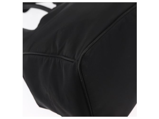 PRADA Borsa a mano in nylon 2 vie nera argento Auth BA8835 Nero - vista 14