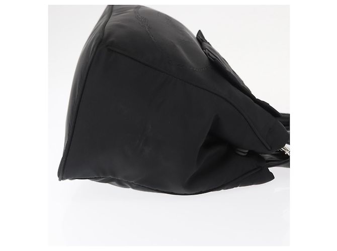 PRADA Borsa a mano in nylon 2 vie nera argento Auth BA8835 Nero - vista 4