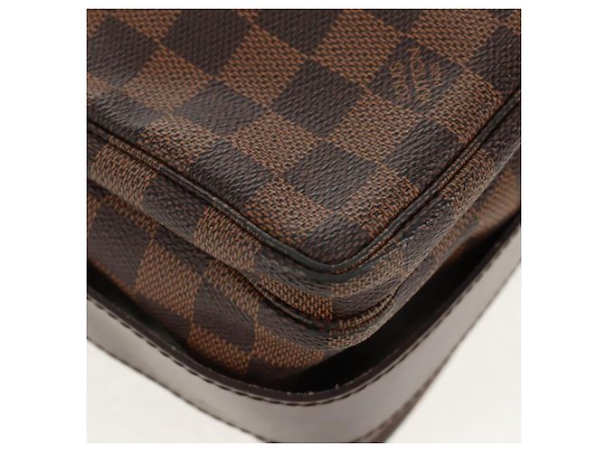 LOUIS VUITTON Borsa a Spalla Naviglio Damier Ebene N45255 LV Auth bs31667 - vista 11