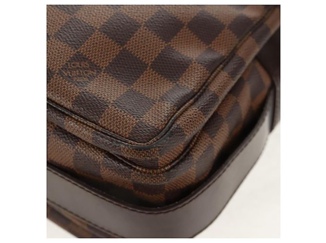 LOUIS VUITTON Borsa a Spalla Naviglio Damier Ebene N45255 LV Auth bs31667 - vista 14